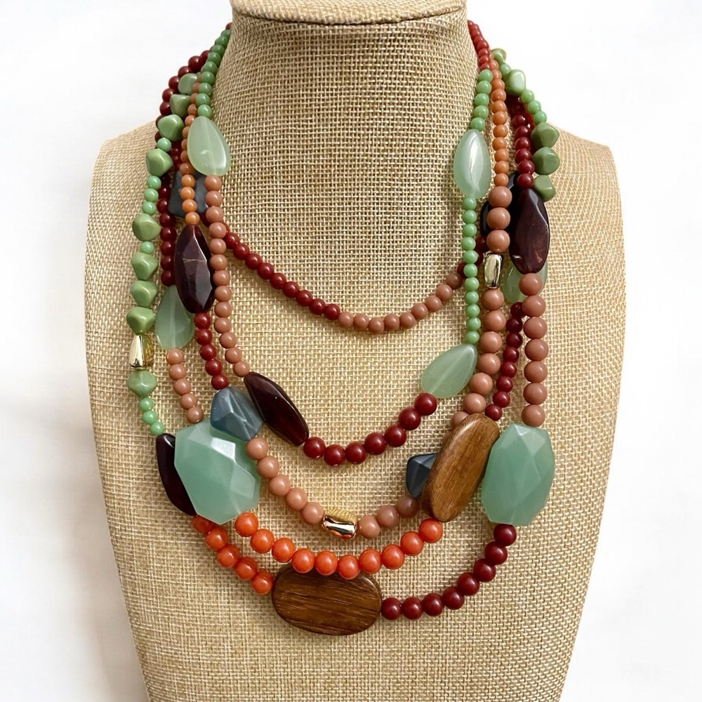 Premier Designs Multi Strand Statement Necklace